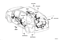 8215208490-WIRE, FRONT DOOR, LH