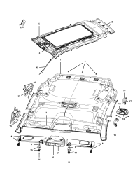 53237798-VISOR ILLUMINATED INCLUDES ATTACHING SCREWS