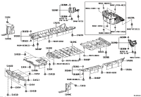 5141076090-Cover assy, motor under, no.1