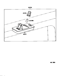 8127030270-LAMP ASSY, LICENSE PLATE