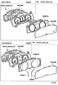 838006AC80-METER ASSY, COMBINAT