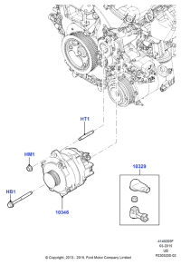 GB5Z10346B-GENERATOR ASSY