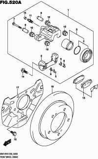 5510081A13999-CALIPERASSY FR DISC BRAKE