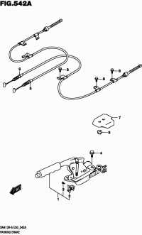 5441081A02-CABLE, PARKING BRAKE RH