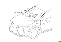 7553576020-Moulding, windshield, outside lower rh