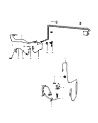68071580AA-Hose-brake to lh