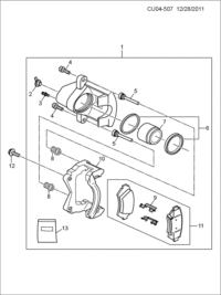 9005882-Kit assy-fr disc brake