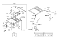 816001F022LX-PANORAMA ROOF ASSY