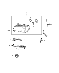 L09005HL-BULB HEADLAMP