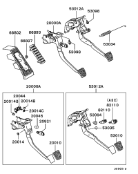 MR407329-PEDAL ASSY,CLUTCH