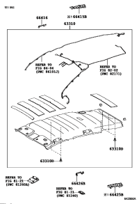 633100F090E2-HEADLINING ROOF