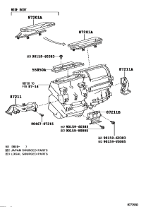 5585026020-CONNECTOR ASSY, INSTRUMENT PANEL REGISTER, CENTER