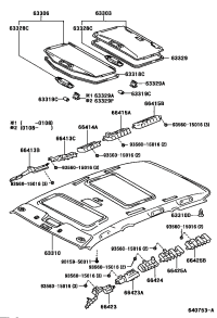 6330328060B1-Board sub-assy, sunshade finish, no.2