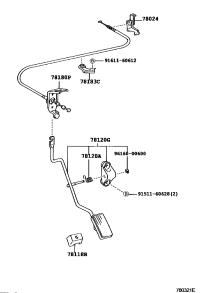 7818060590-CABLE ASSY, ACCELERATOR CONTROL