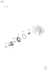 FD8P7G107AA-BEARING-C/ROD
