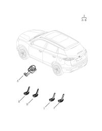 4033001300-Kit, key & lock cylinder (high kit)