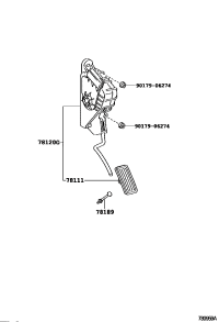 7812026170-ROD ASSY, ACCELERATOR PEDAL