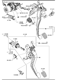 BAPJ41300-PEDAL ASSY,CLUTCH