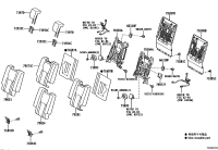 7920348050-Frame sub-assy, no.2 seat back, rh