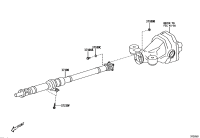 SU00308583-SHAFT ASSY, PROPELLER W/CENTER BEARING