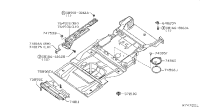 748A6CK000-Bracket-footrest, rh