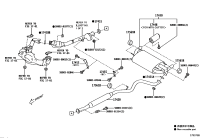 SU00306425-GASKET, EXHAUST PIPE