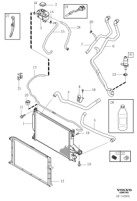 30723039-RADIATOR HOSE W124/E200/E220