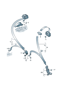 8W8857805B-S/belt assy-tri Automatic unit