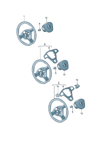 19D419091G-Steering wheel