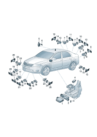 5QD919064E-Controlunit, parking