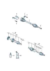 1KD498103C-Joint assy Protector, fitting & Grease