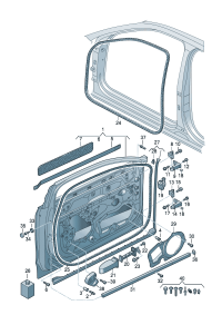 4N0831721B-Seal, door inside D  -14.09.2020