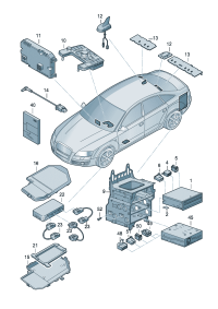 4E0910888R-Navigation unit & Software  D-22.09.2008