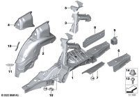 41009622116-Bracket strut rh