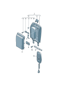 4H4864205-Armrest assy-ctr