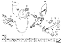 51217229456-SYSTEM LATCH RH/E70-72