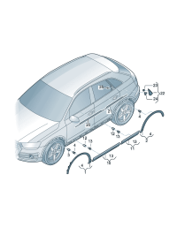 8U0853718B-Shroud-wheel trim For cars with tyres: