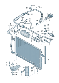 1GD820191B-A/C DRYER/W204