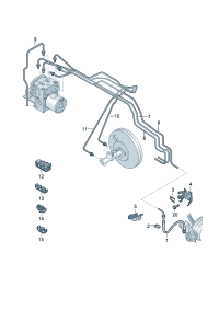 6RD611701A-HOSE-BRAKE RR