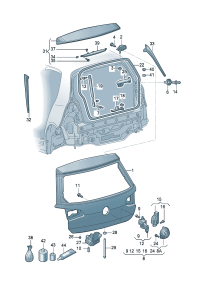 5G6827025Q-Cover, rr. hatch D-26.05.2014