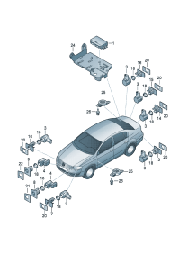 5KD919475-Controlunit, parking