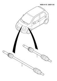 23900393-SHAFT ASSY, FRONT DRIVE, RH