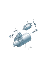 079911021DX-STARTER 12V/1KW/10T-JEETA III