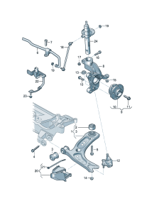 8V0498625D-WHEEL BEARING KIT-AUDI/SEAT/VW