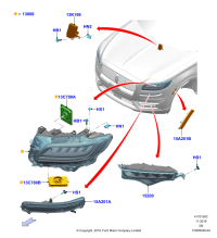 KA1Z13008M-Head lamp assy