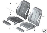 52107944250-Leather seat cover