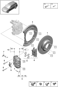 9Y0615601C-BRAKE DISC FRT-C(W203)