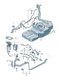 8RD201544B-Fuel line & Pipe-exhaust