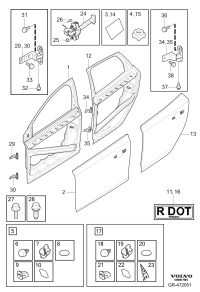 988885-GASKET,CYL HEAD RH-L494