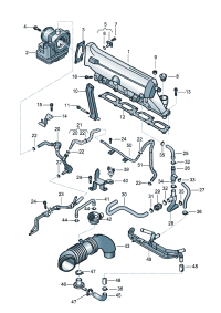 06A133518H-RADIATOR HOSE W124/E200/E220
